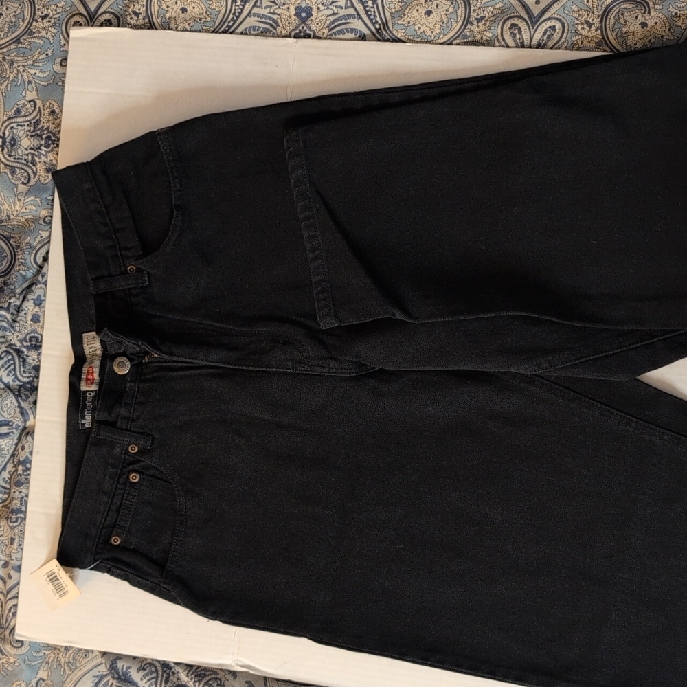 Vintage Ellemenno Women's Black Denim Jeans - NWT sz. 13S